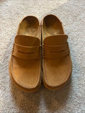 Birkenstock Naples Wrapped Mink Suede Loafers